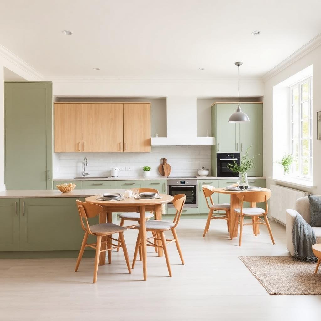 Refurbished HLP Living kitchen and dining area